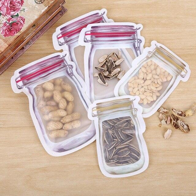 Jar Shape Food Storage Pouch Zaavio®