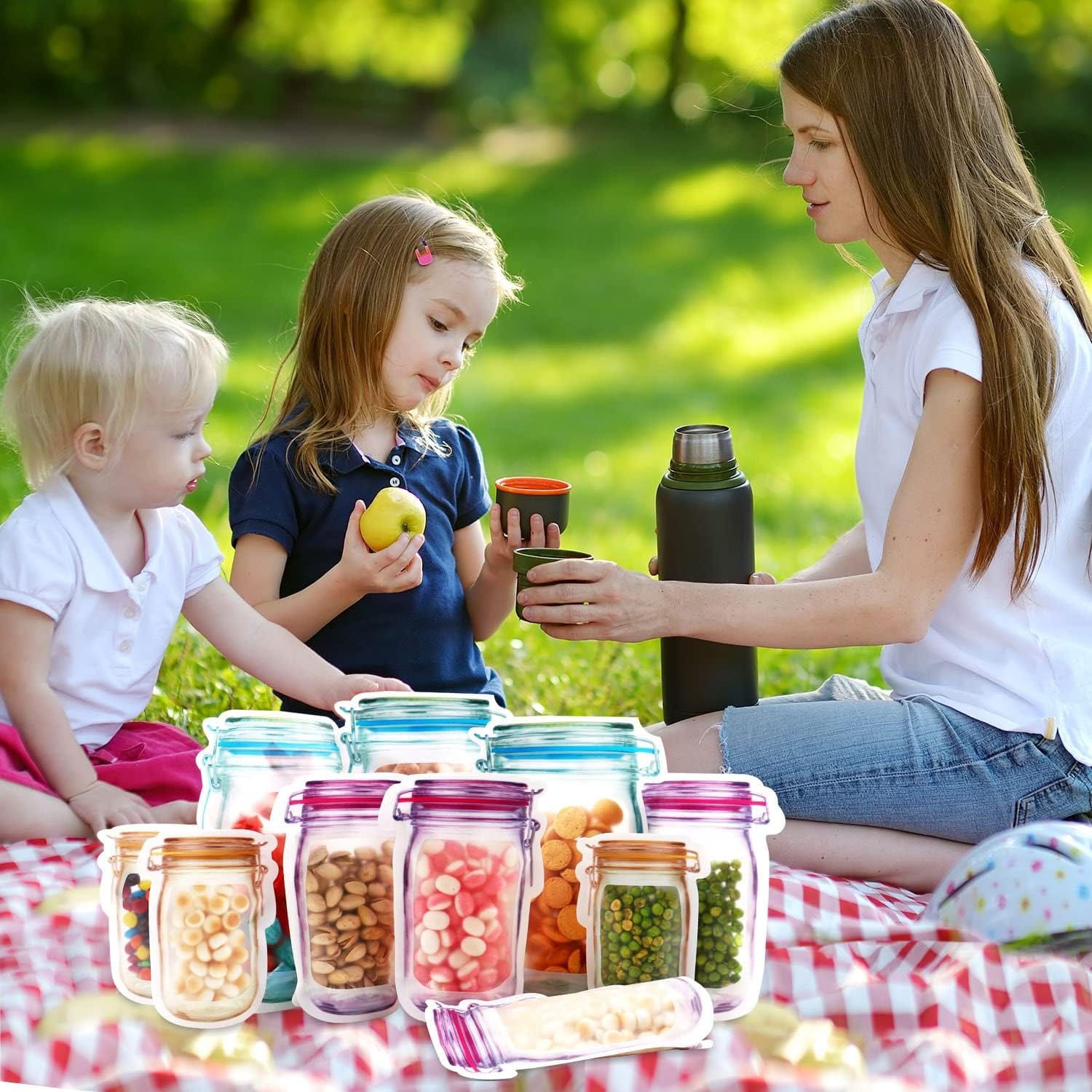 Jar Shape Food Storage Pouch Zaavio®