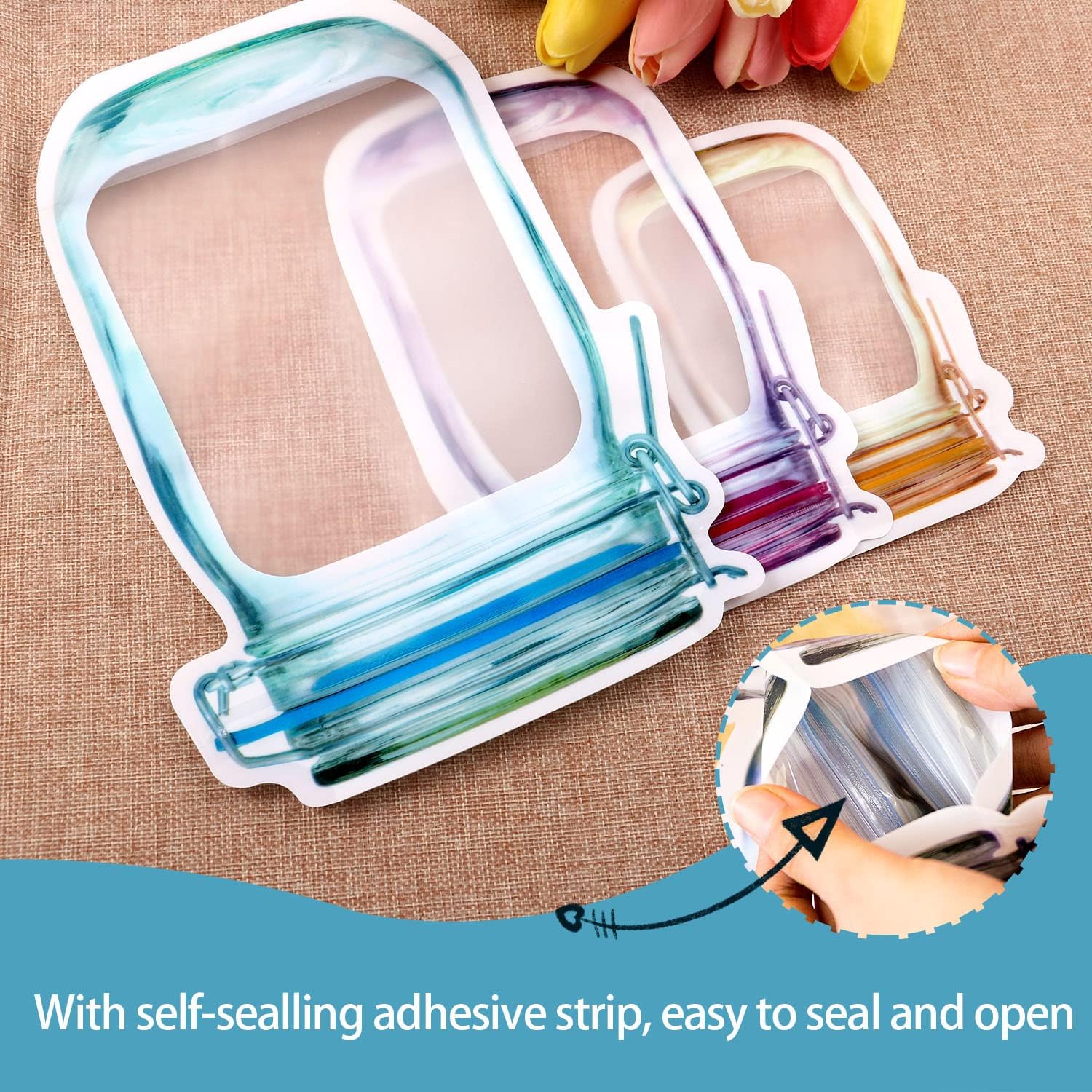 Jar Shape Food Storage Pouch Zaavio®