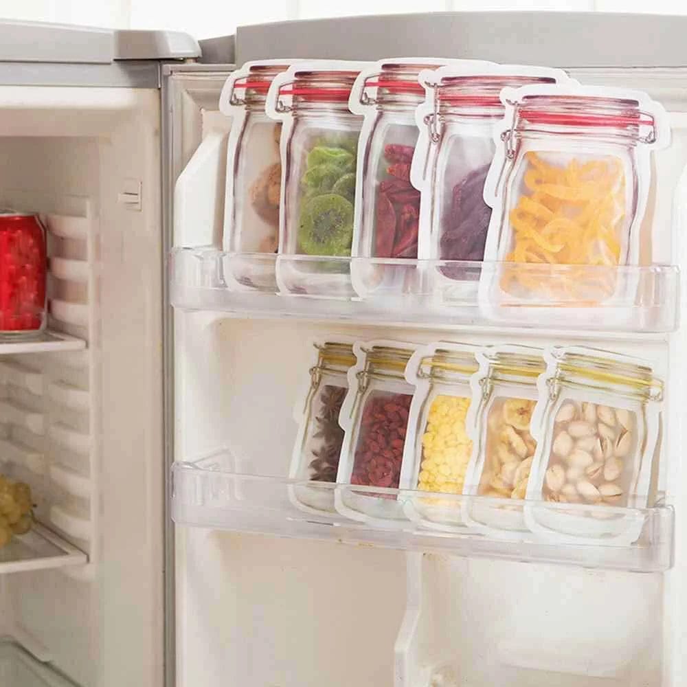 Jar Shape Food Storage Pouch Zaavio®