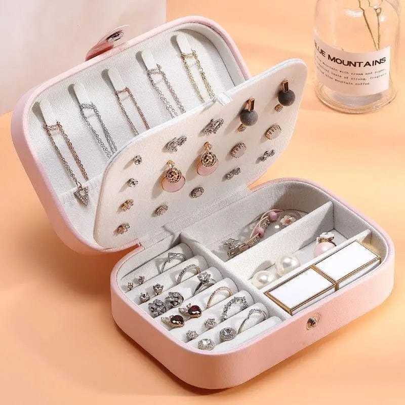 Jewellery Organiser and Storage box | Jewellery Organiser Storage Box  Pink Jewellery Organiser and Storage box Zaavio®
