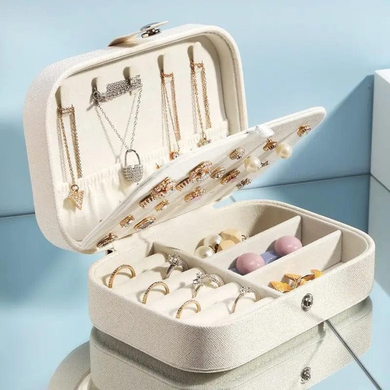 Jewellery Organiser and Storage box | Jewellery Organiser Storage Box  White Jewellery Organiser and Storage box Zaavio®