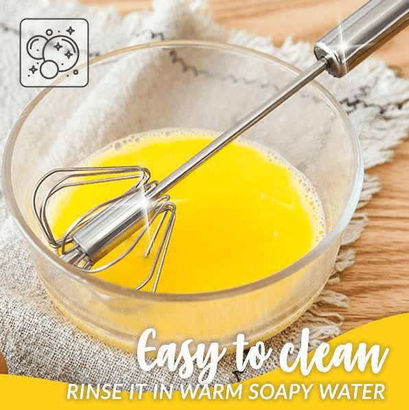 ✨Kicthen Hot Sale-Stainless Steel Semi-Automatic Whisk Simonlity