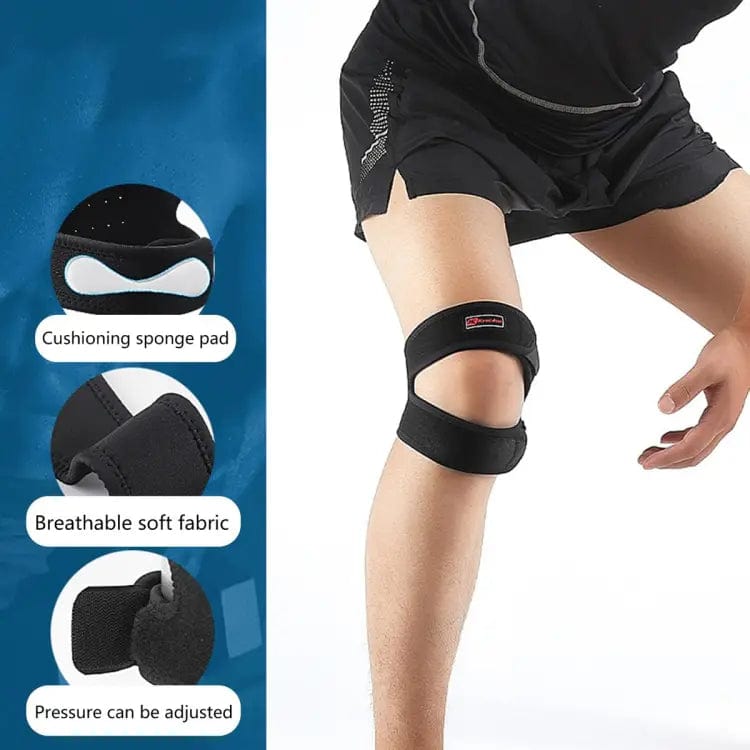 Knee Joint Brace Tynor Knee Cap Patella Kneecap Pain Led Bandage - Patella Stabilizer Brace Pain Relief Kneerix™️ Adjustable Neoprene Knee Strap (Pack of 2) Zaavio®️