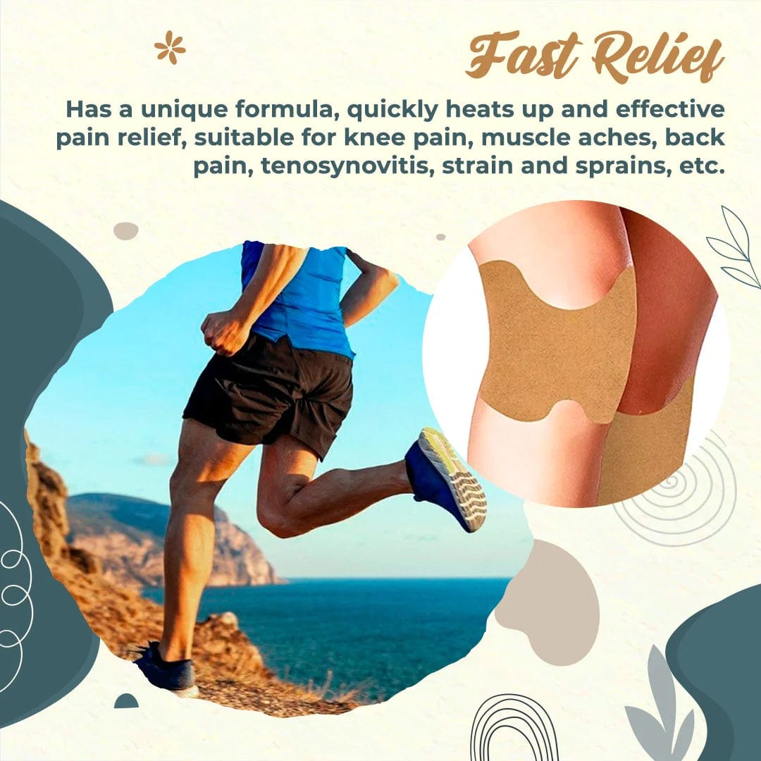 Knee Joint Pain Relief Patch Medicated Sticker Plaster - Arthoxo™️ Arthoxo™️ - Knee Relief Patch Kit Zaavio®