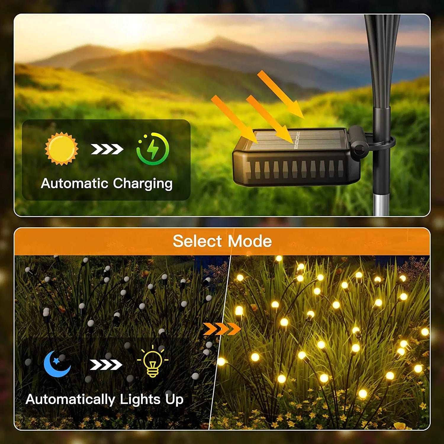Lighting Enchanting Firefly Lights : Unique Solar Powered Garden Lights Home Remedy India