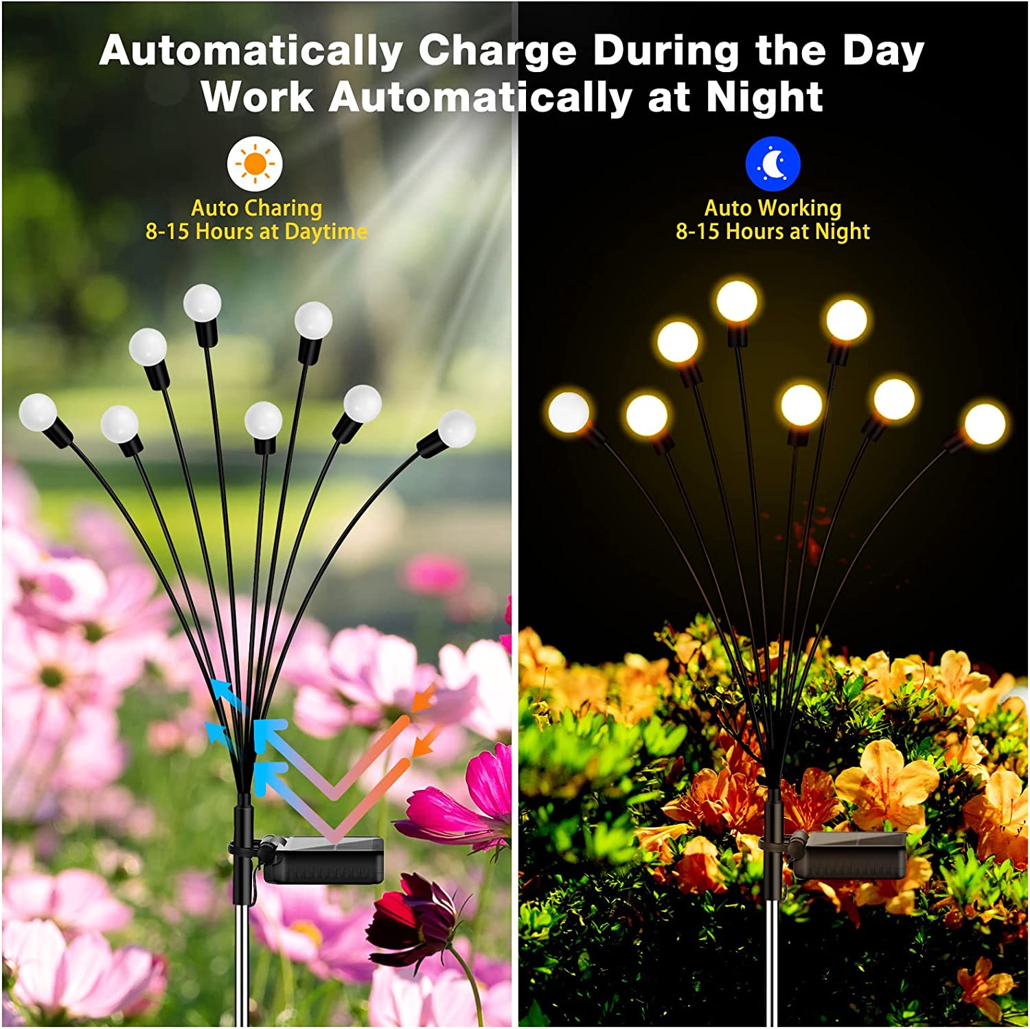 Lighting Enchanting Firefly Lights : Unique Solar Powered Garden Lights Home Remedy India