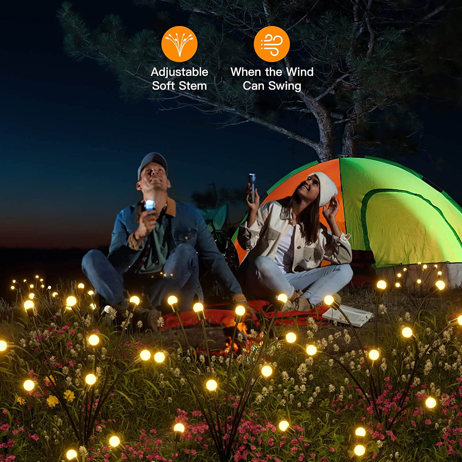 Lighting Enchanting Firefly Lights : Unique Solar Powered Garden Lights Home Remedy India