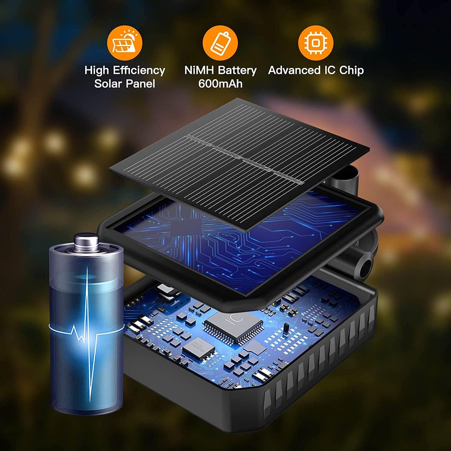 Lighting Enchanting Firefly Lights : Unique Solar Powered Garden Lights Home Remedy India