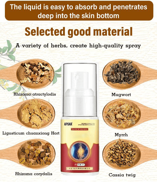 Lumbar Pain Relief Herbal Spray Roposo Clout