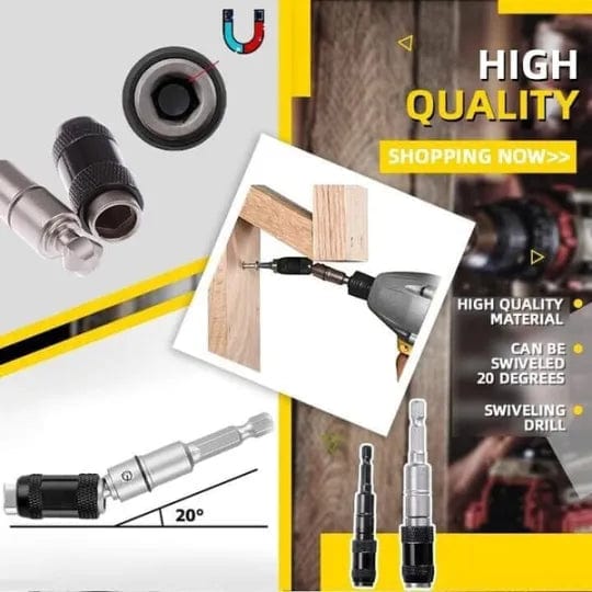 Magnetic swiveling bit tip holder Zaavio®️