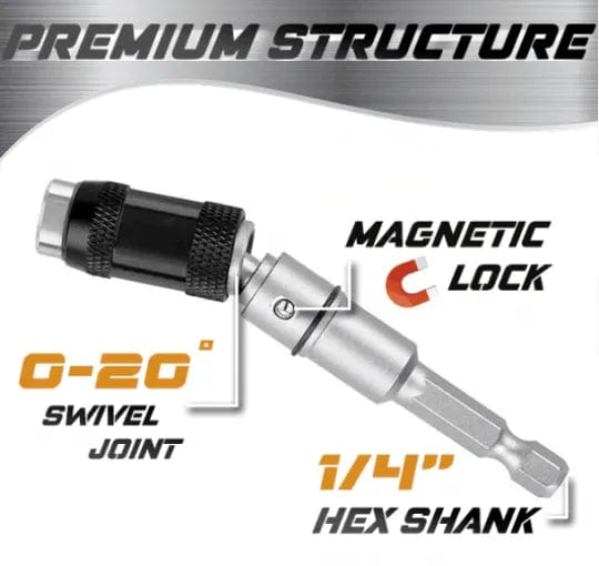 Magnetic swiveling bit tip holder Zaavio®️