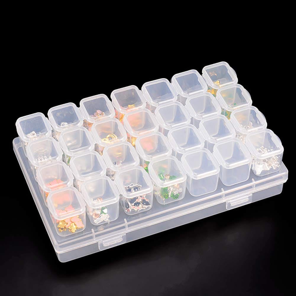 Mini 28 Grid  Jewelry Storage Box Zaavio®️