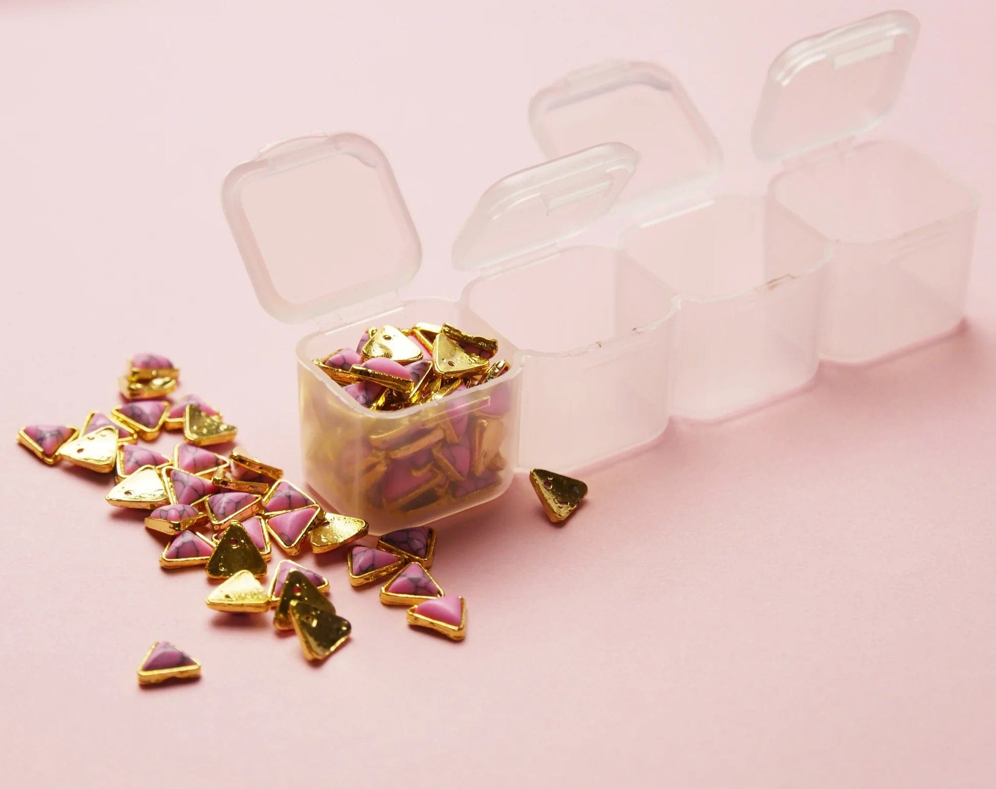 Mini 28 Grid Jewelry Storage Box Zaavio®️