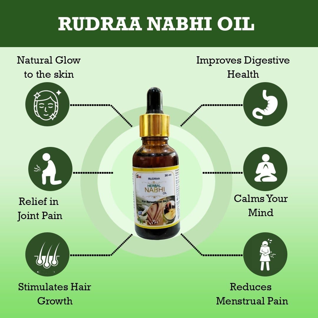Oil For Navel Belly Button Castor Oil For Stomach- NabhiGlo™️ NabhiGlo™️ Ayurvedic Belly Oil (Pack of 2) Zaavio®