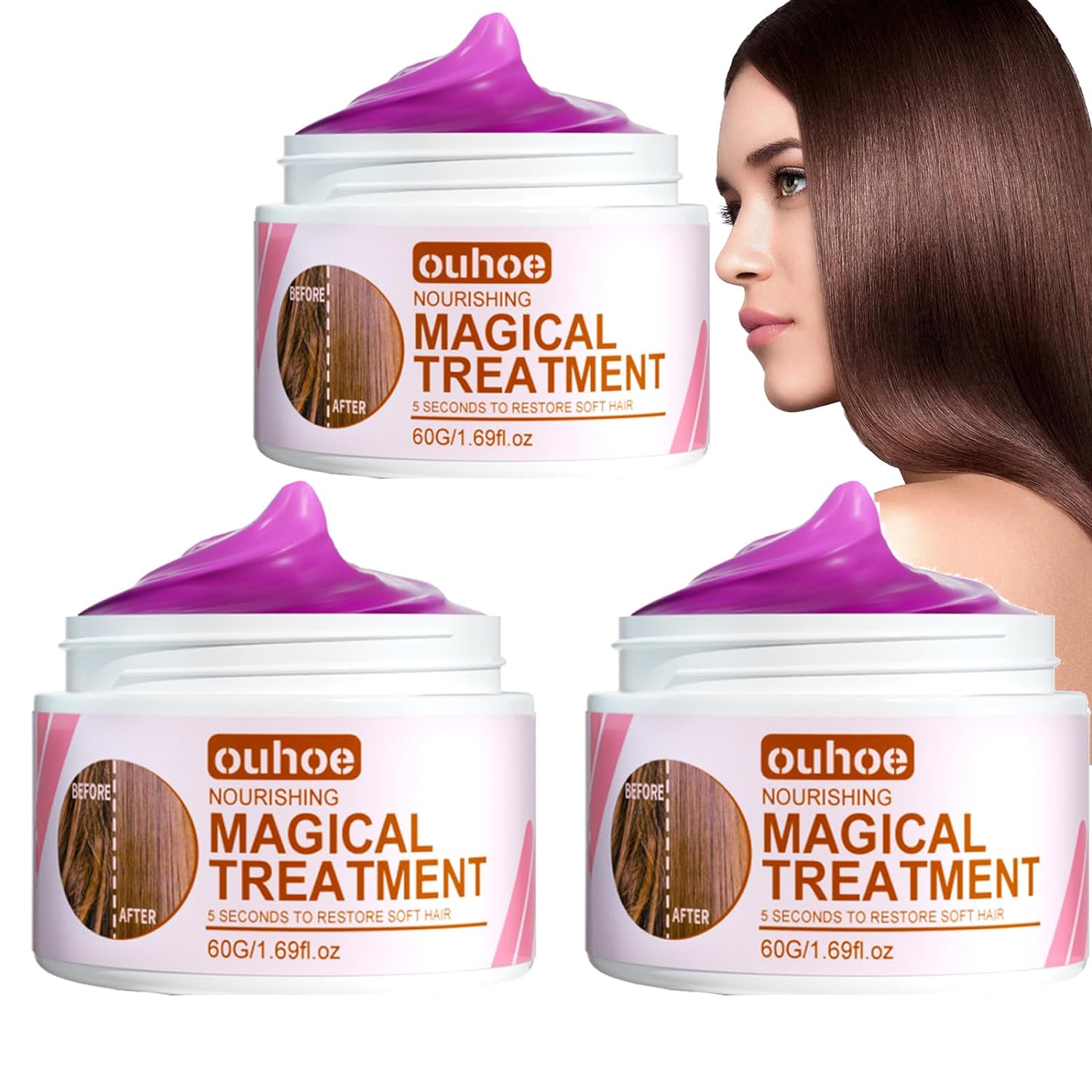 OUHOE Keratin Repair Hair Mask Zaavio®️