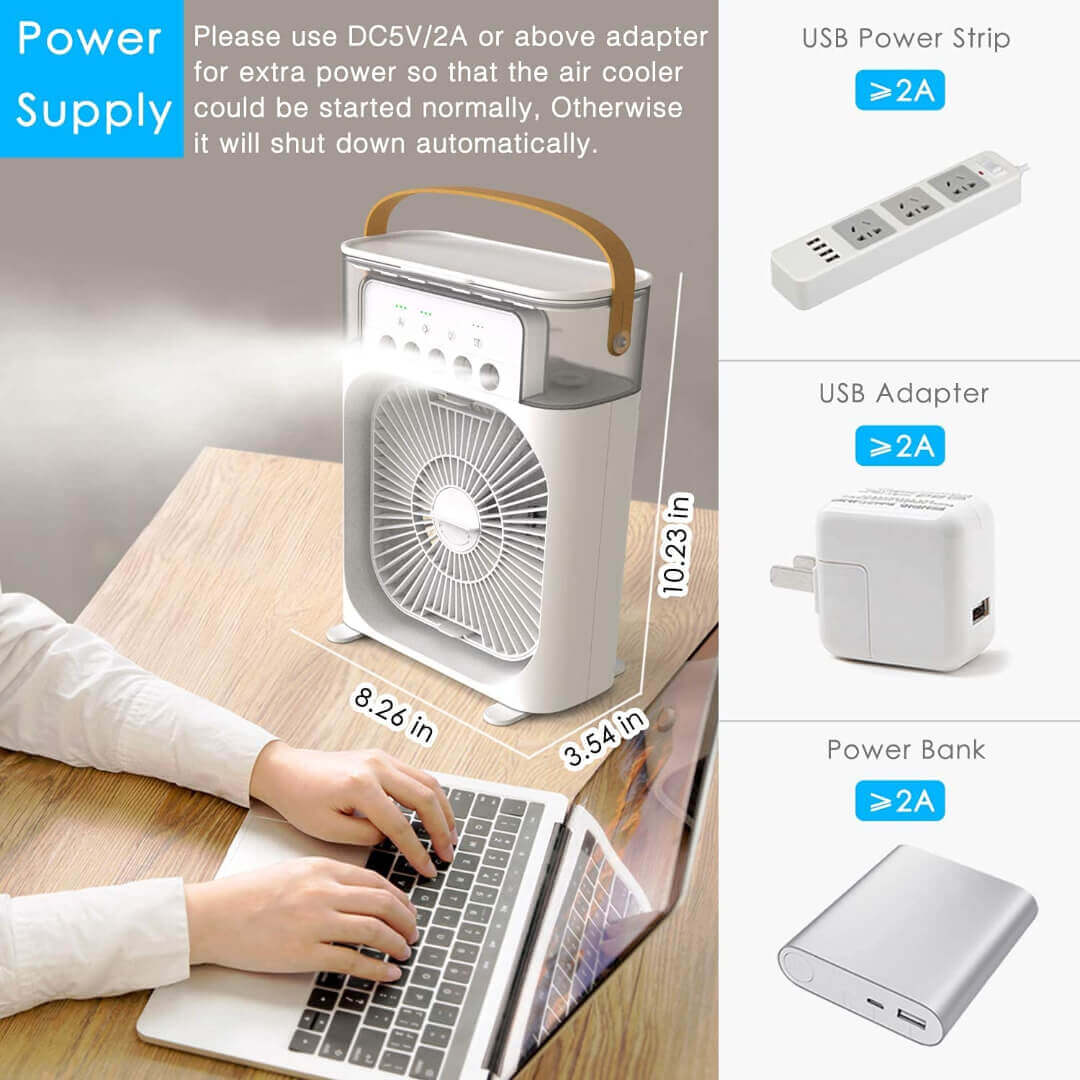 Pack of 1 Portable-Ac-Mini-Cooler-Fan-for-Room-Cooling The Swift Mart