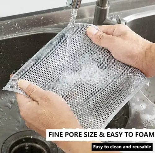 Pack of 10 @599 (Best Seller) Multipurpose Wire Dishwashing Rags (Pack of 10) Zaavio®