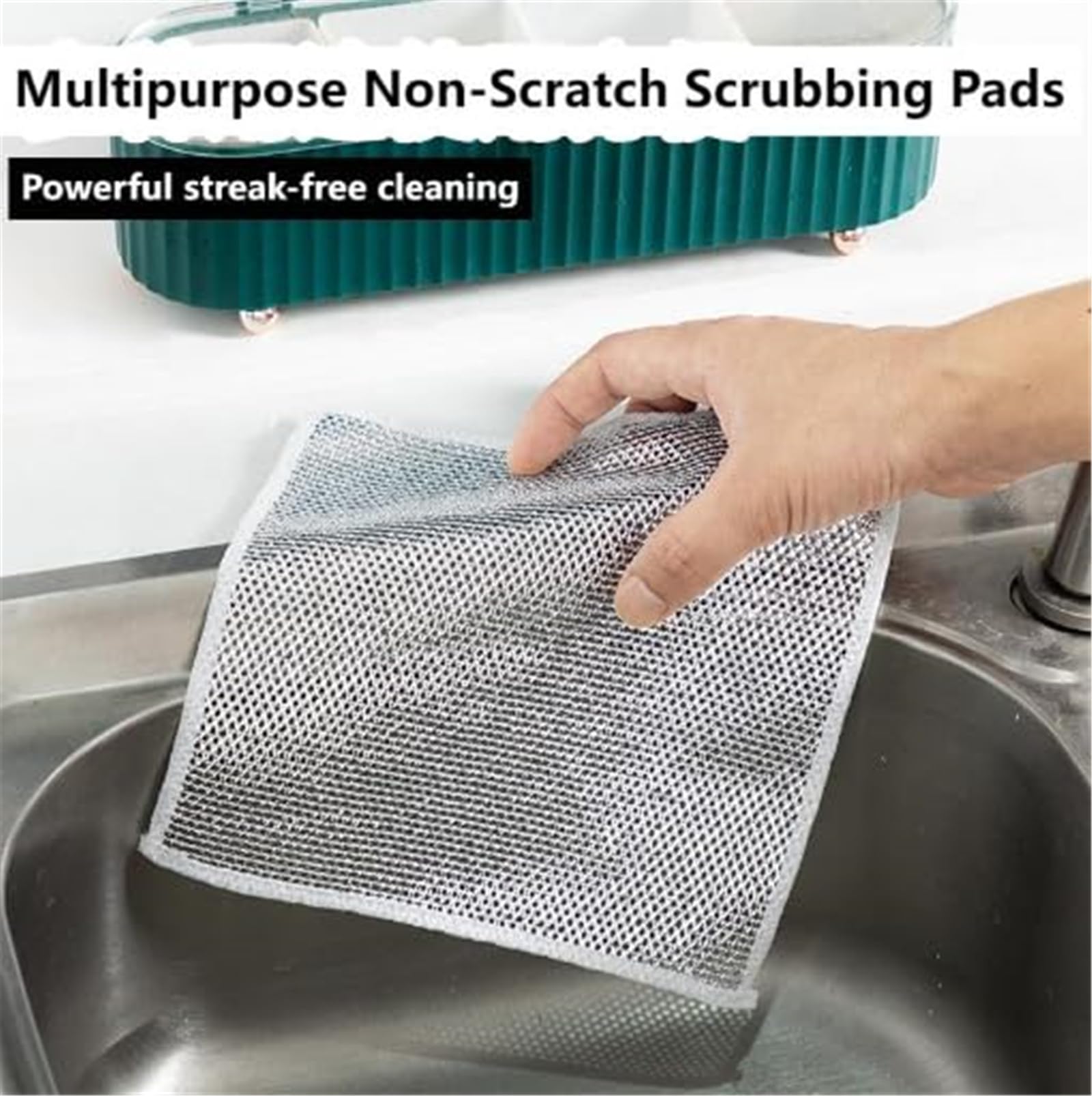 Pack of 10 @599 (Best Seller) Multipurpose Wire Dishwashing Rags (Pack of 10) Zaavio®