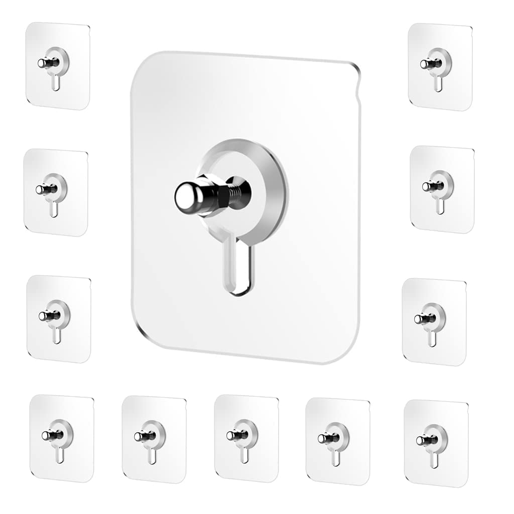 Pack of 10 No Drilling Screw Wall Hooks (Pack of 10) Roposo Clout