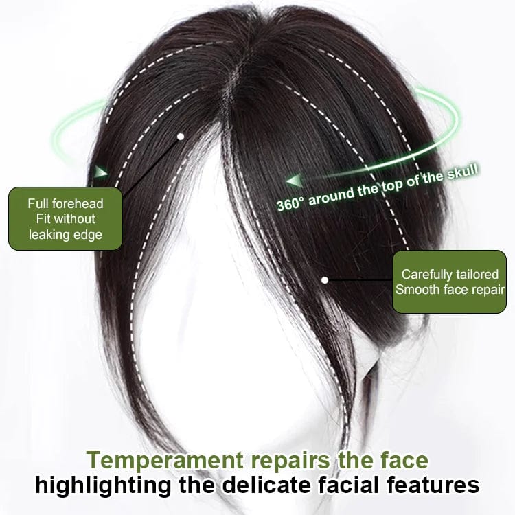 Partial Bangs Hair Piece Zaavio®️