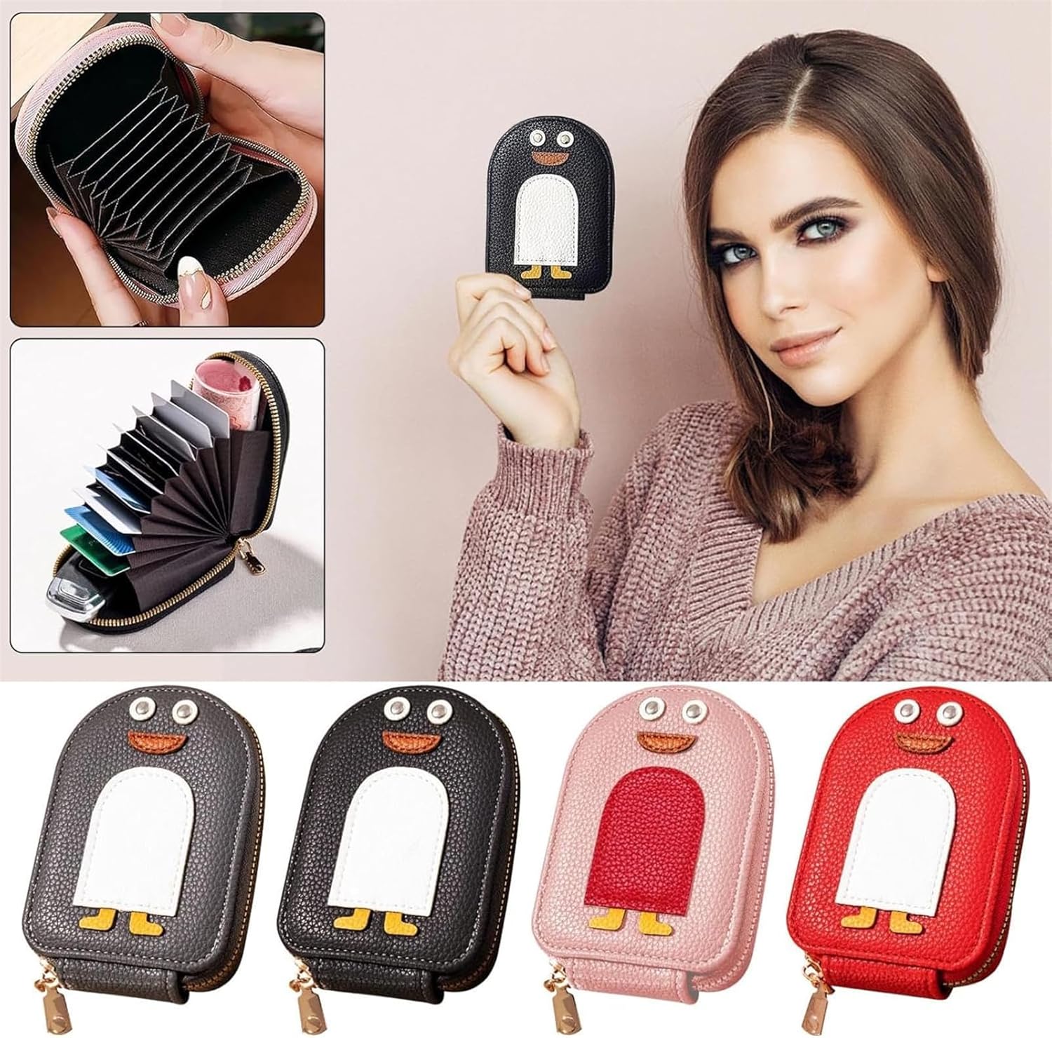 Penguin Card Holder Penguin Card Holder Zaavio®