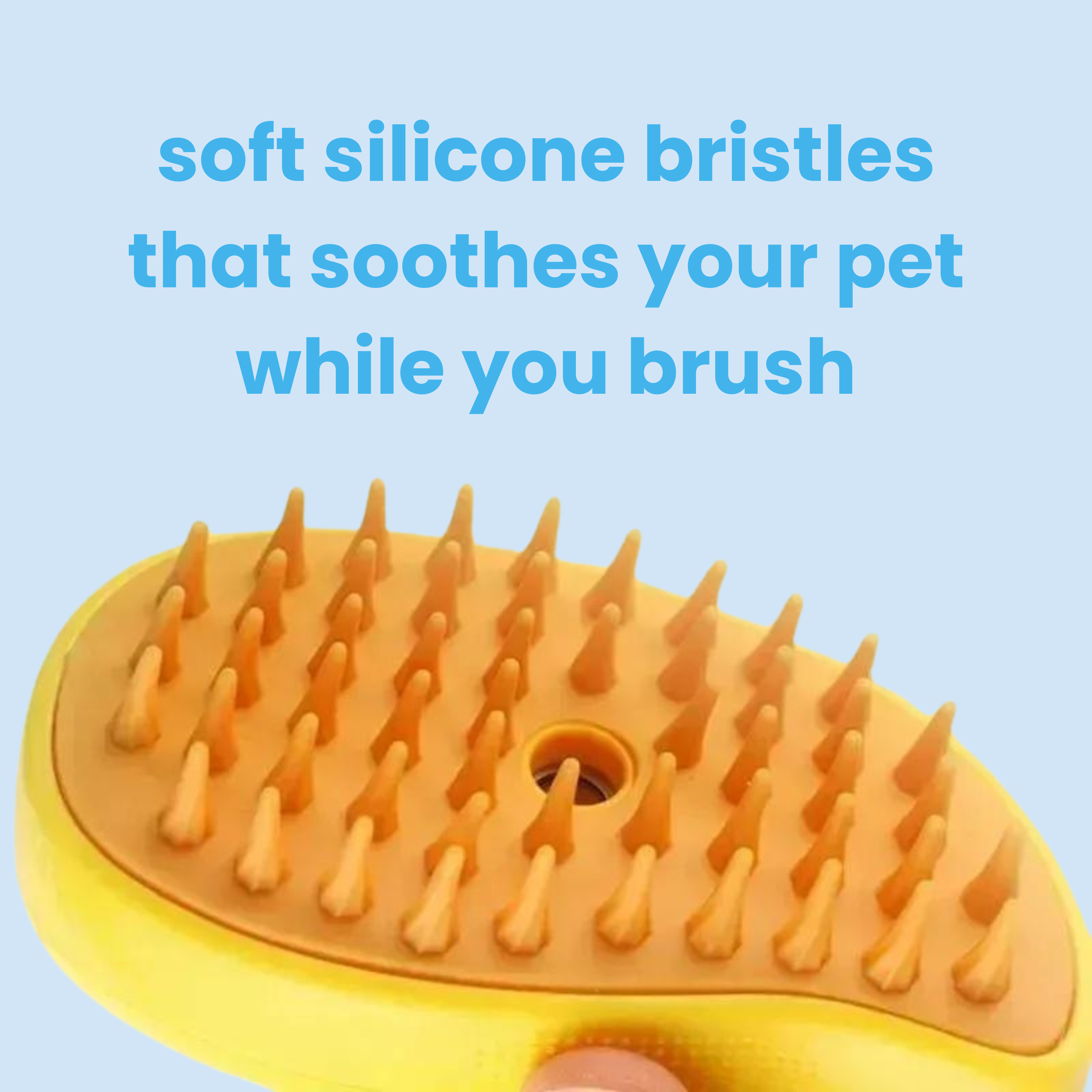 Pet Hair Steam Brush