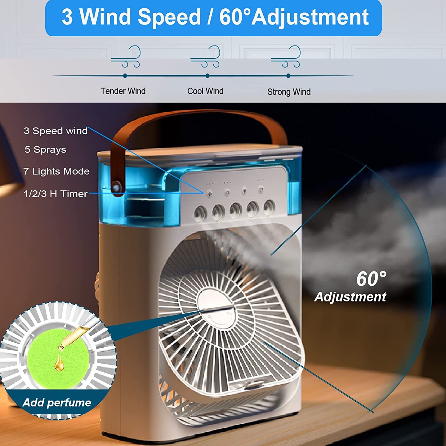 Portable Air Cooler Mini Air Conditioner Ac Cooler Fan - Portable 4-in-1 Mini Air Cooler Fan CoolerMaster™️ Portable 4-in-1 Mini Air Cooler Fan Zaavio®