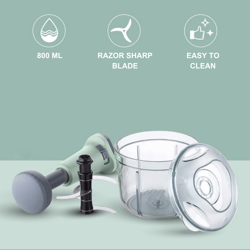 Portable Handpress Veggie Chopper Zaavio®