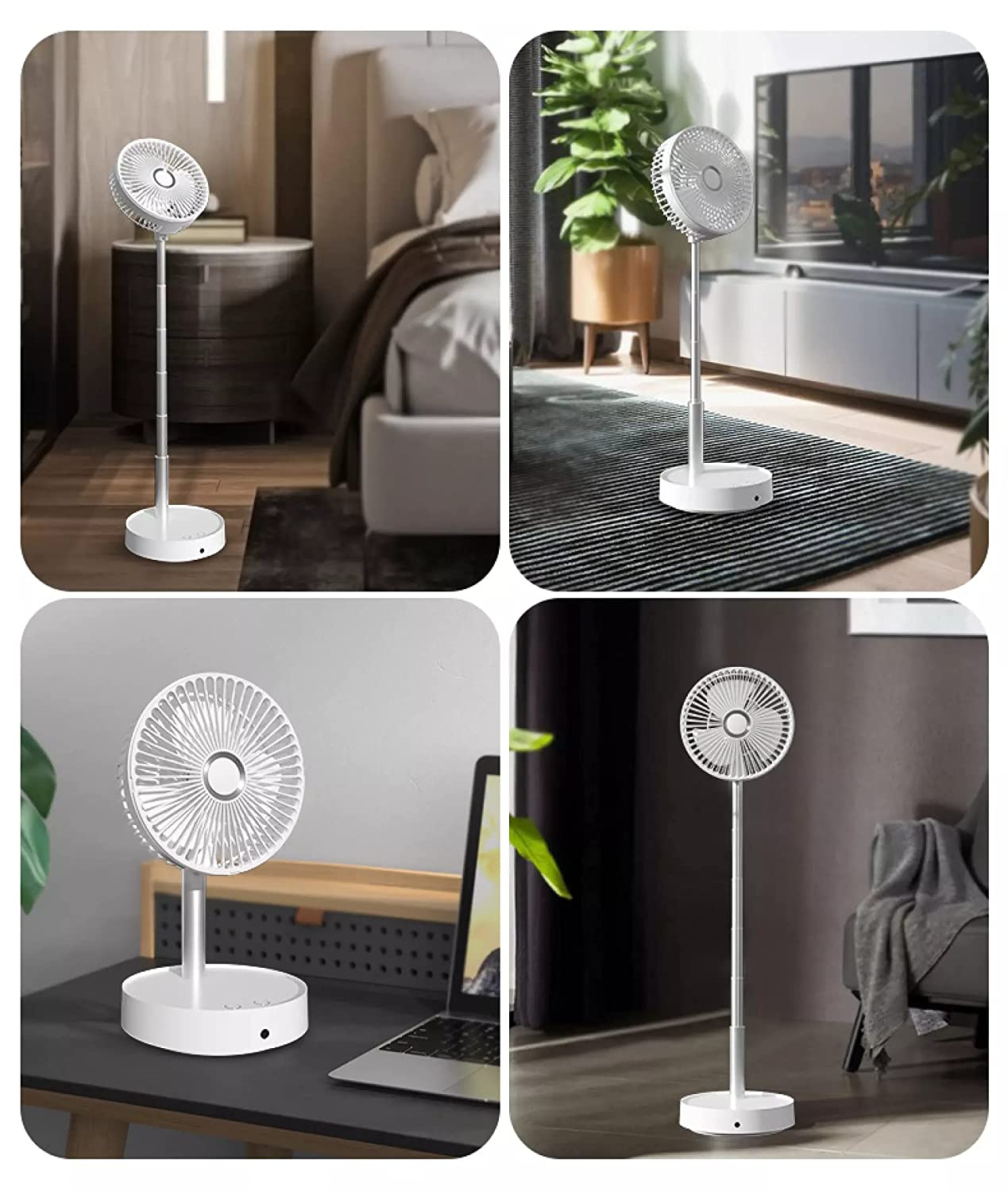 Powerful Rechargeable High Speed Table Desk Fan Zaavio®️