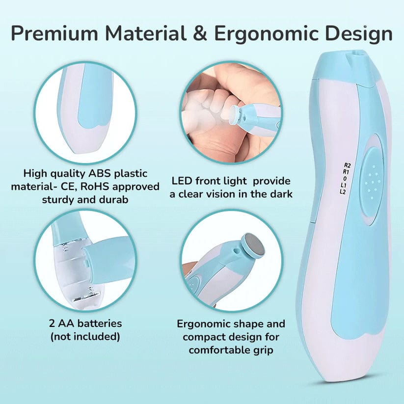 Premium LED Baby Nail Trimmer Kit Zaavio®