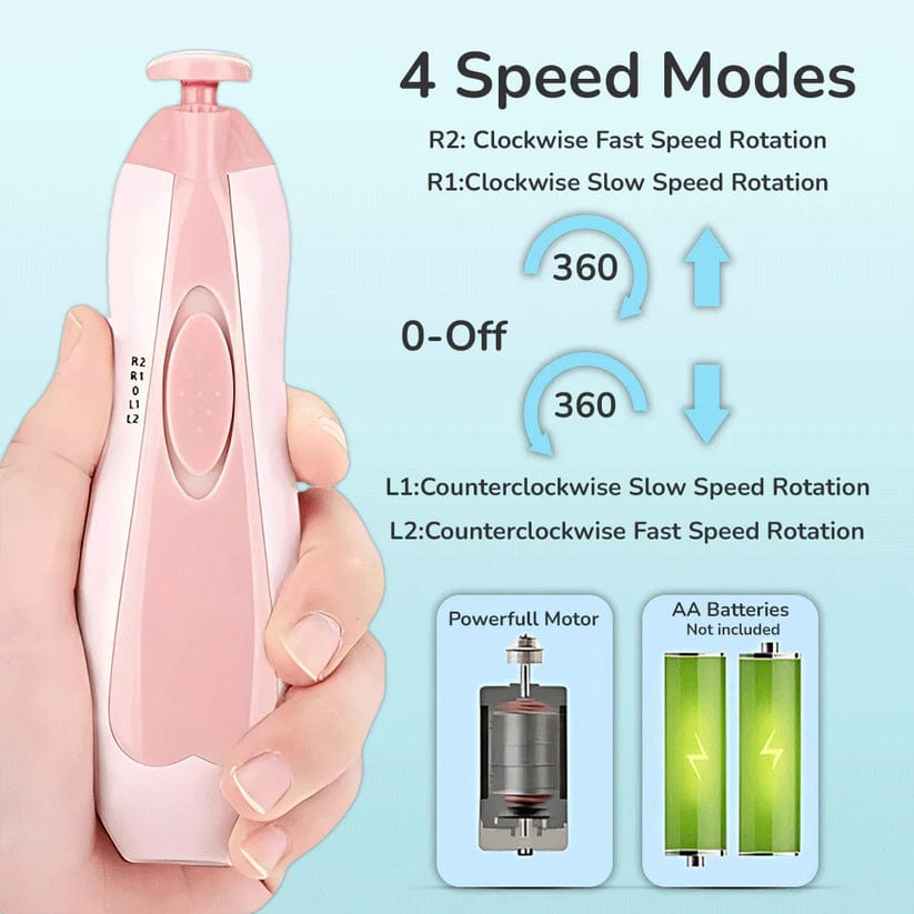 Premium LED Baby Nail Trimmer Kit Zaavio®