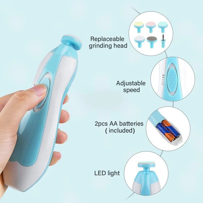 Premium LED Baby Nail Trimmer Kit Zaavio®