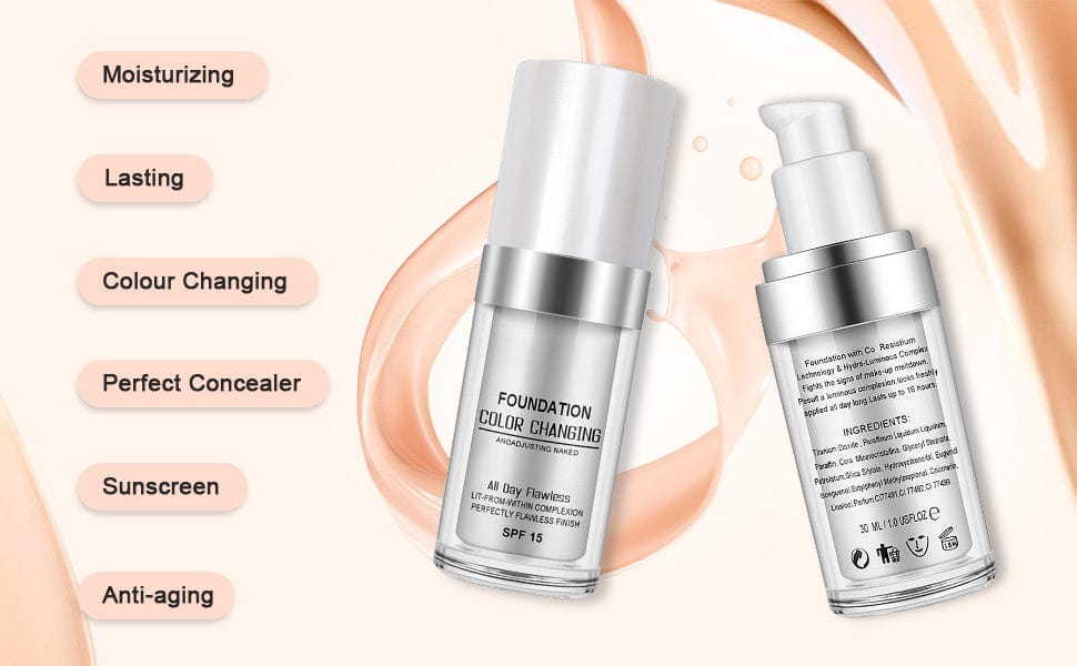 Protoniq™️ Colour Changing Foundation Protoniq™️ Colour Changing Foundation Zaavio®