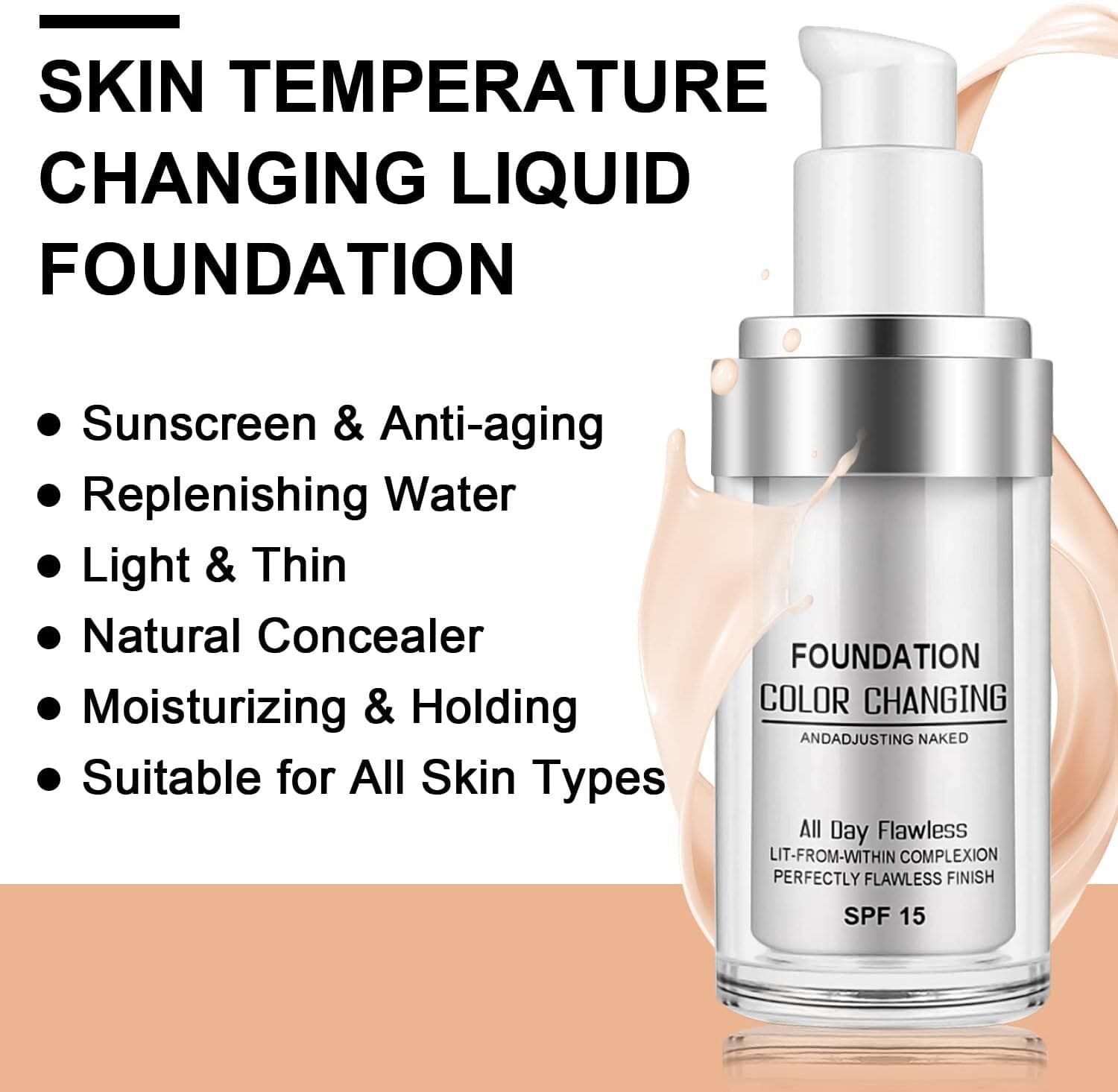 Protoniq™️ Colour Changing Foundation Protoniq™️ Colour Changing Foundation Zaavio®
