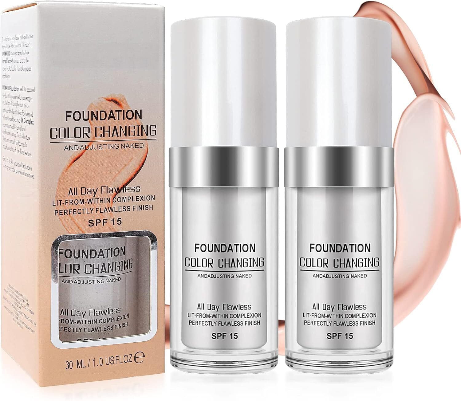 Protoniq™️ Colour Changing Foundation Protoniq™️ Colour Changing Foundation Zaavio®