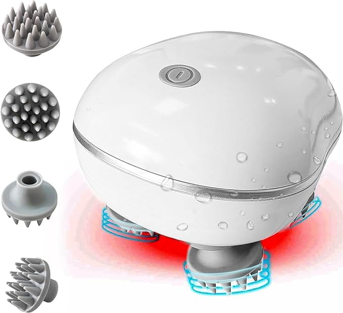 Rechargeable Head Massager For Relaxation | Head Massager Hair Scalp Massage And Hair Growth Head Massages Tool Rechargeable Head Massager For Relaxation Zaavio®