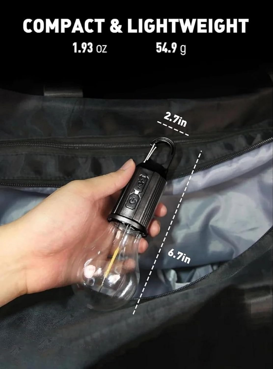 Rechargeable LED Camping Light Pack of 1 Zaavio®