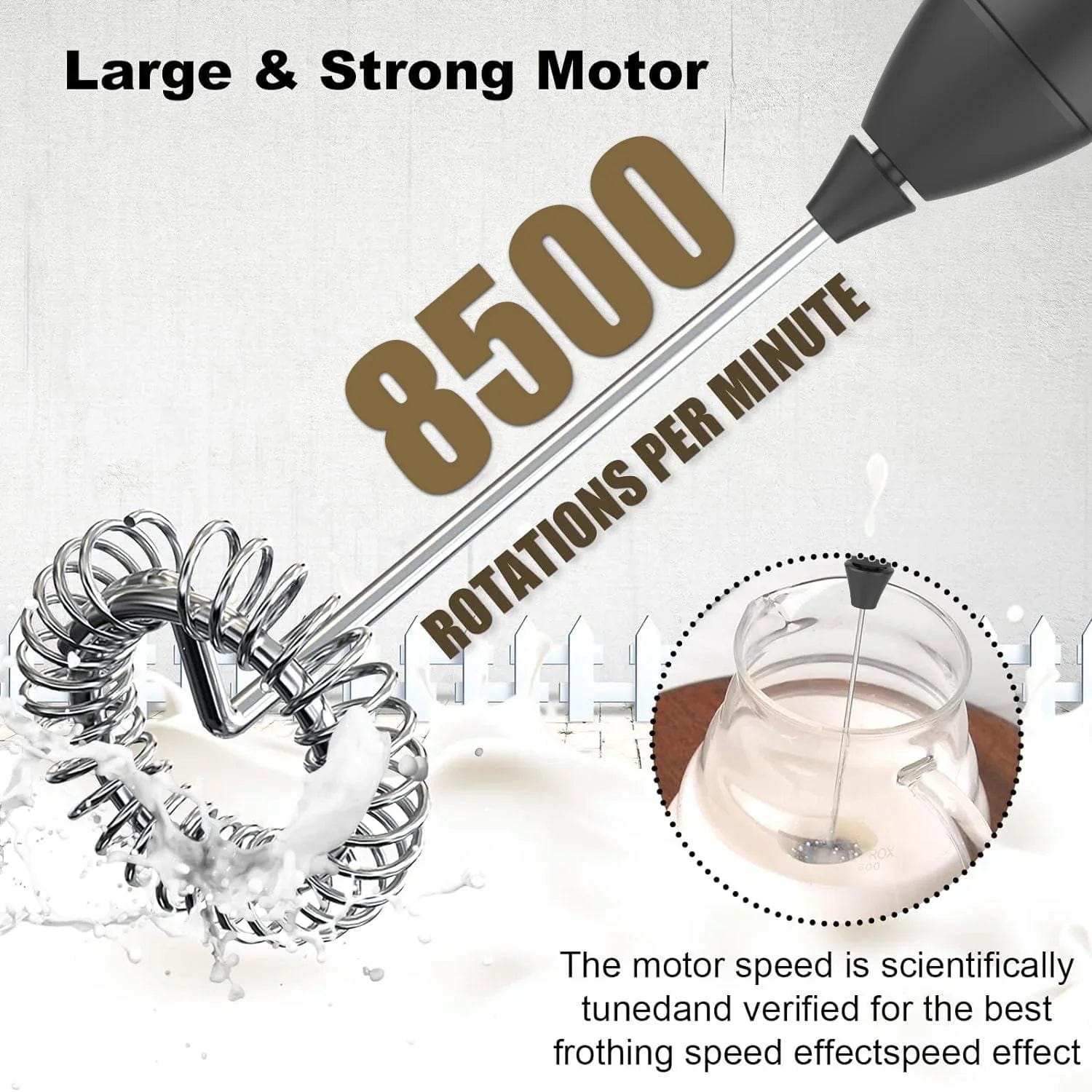 Rechargeable Milk & Coffee Frother Rechargeable Milk & Coffee Frother Zaavio®
