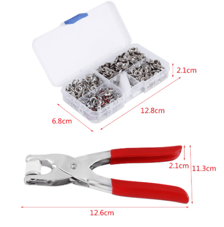 Red Press Stud Kit SourceInfi