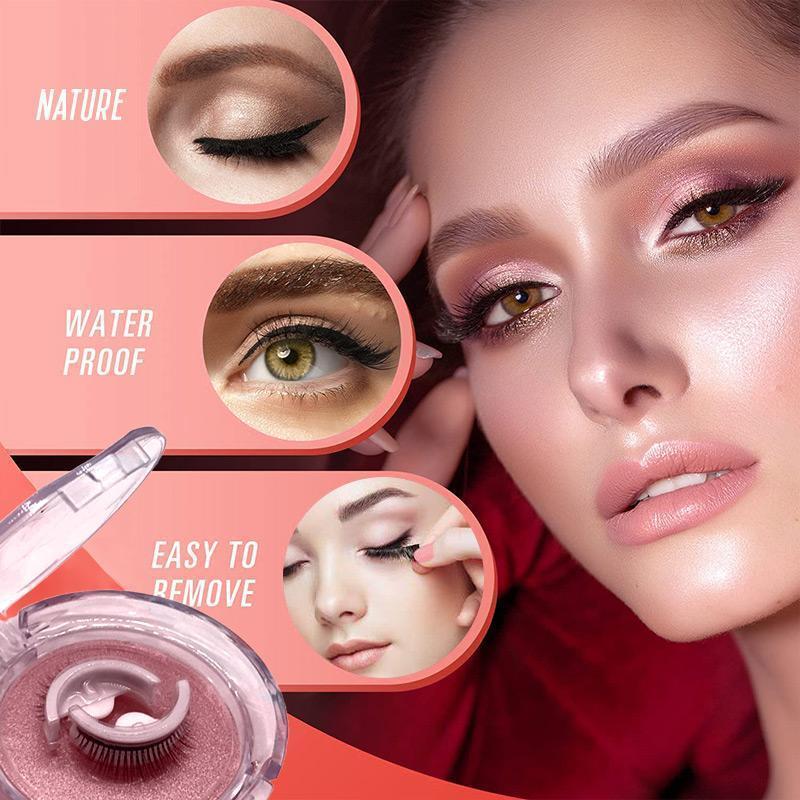 Reusable Natural Self-Adhesive False Eyelashes Zaavio®️