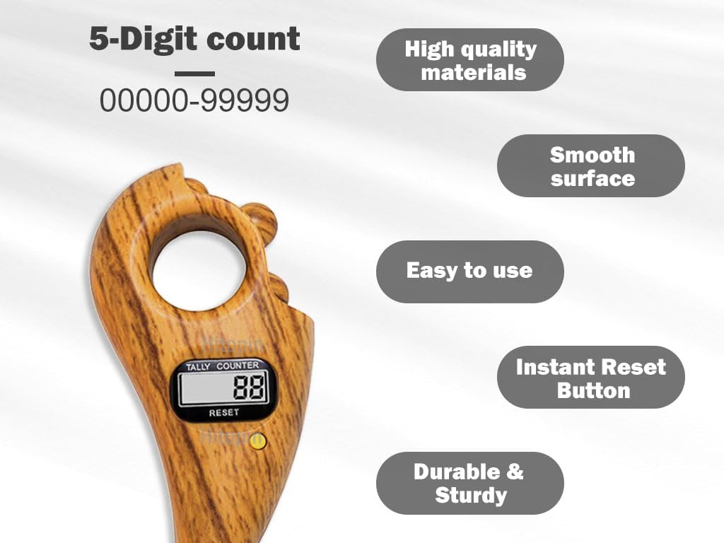Rudaraaksha Mala Chanting Bead Counter Clicker Digital Machine - Ezychant™️ Ezychant™️ Zaavio®