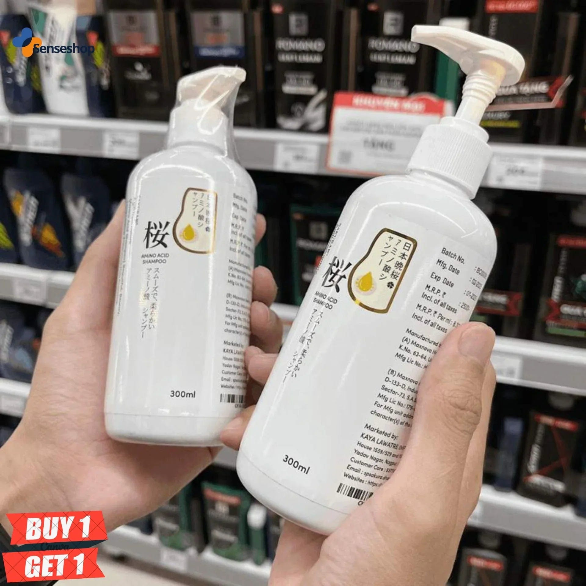 Sakura hair growth (❤️Japan's No. 1 Shampoo❤️) Sakura Hair Growth Shampoo (Buy 1 Get 1 Free) Zaavio®️