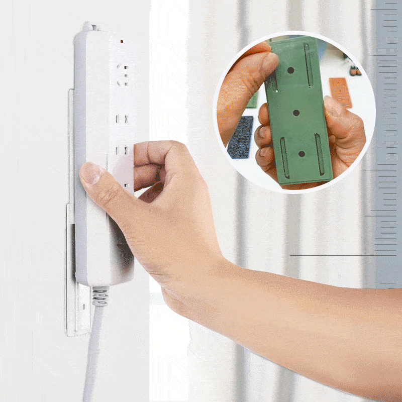 Self-Adhesive Electric Plug Socket Holder Zaavio®️