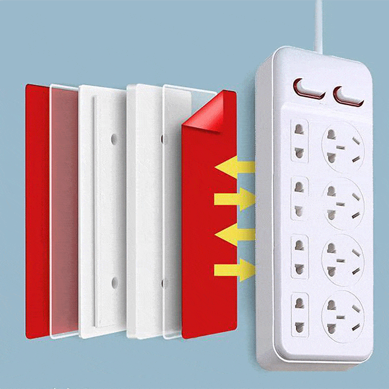 Self-Adhesive Electric Plug Socket Holder Zaavio®️