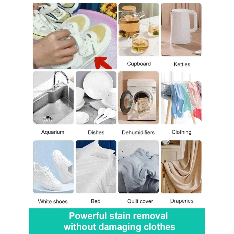 Clean 8 in 1 Colour Bleach Stain Remover (Pack of 2)
