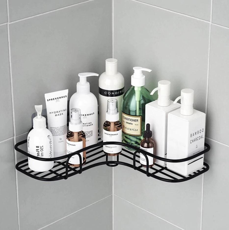 Shelf- Adhesive Metal Corner Storage Rack (pack of 2) Zaavio®️