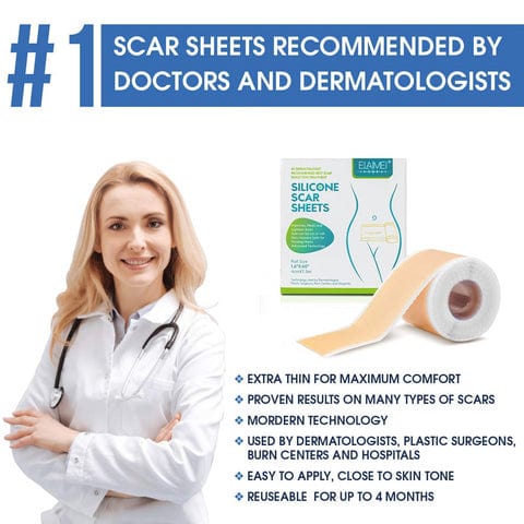 Silicone Gel Scar Removal Sheets Silicone Tape Strips For Scars - Dermoxy™️ Health Dermoxy™️ Zaavio®️