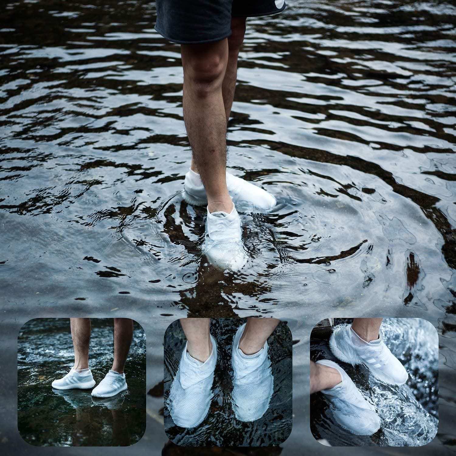 Silicone Reusable Waterproof Shoe Cover (Assorted Colors) Zaavio®