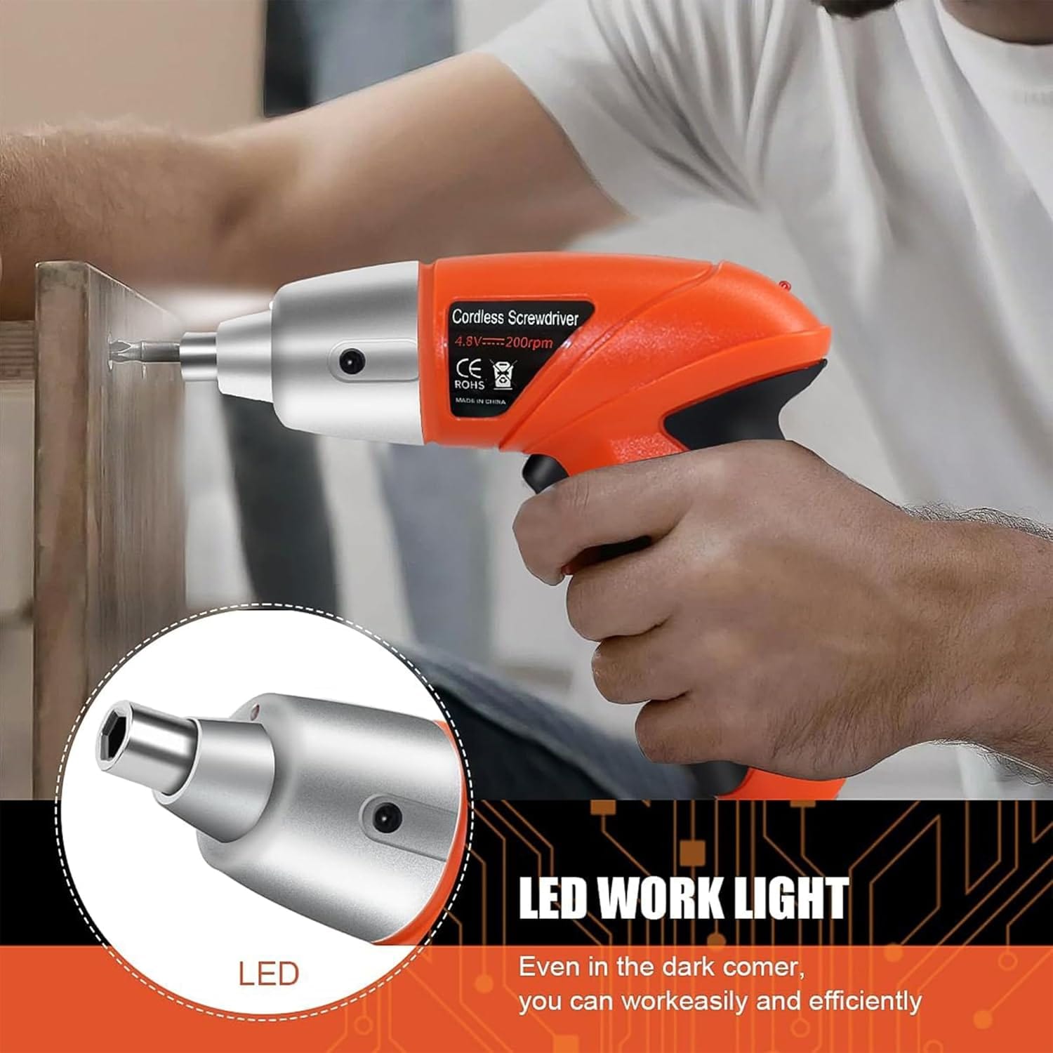 Snydrill™ | Electric Cordless Drill Screwdriver Automatic Snydrill™ Zaavio®